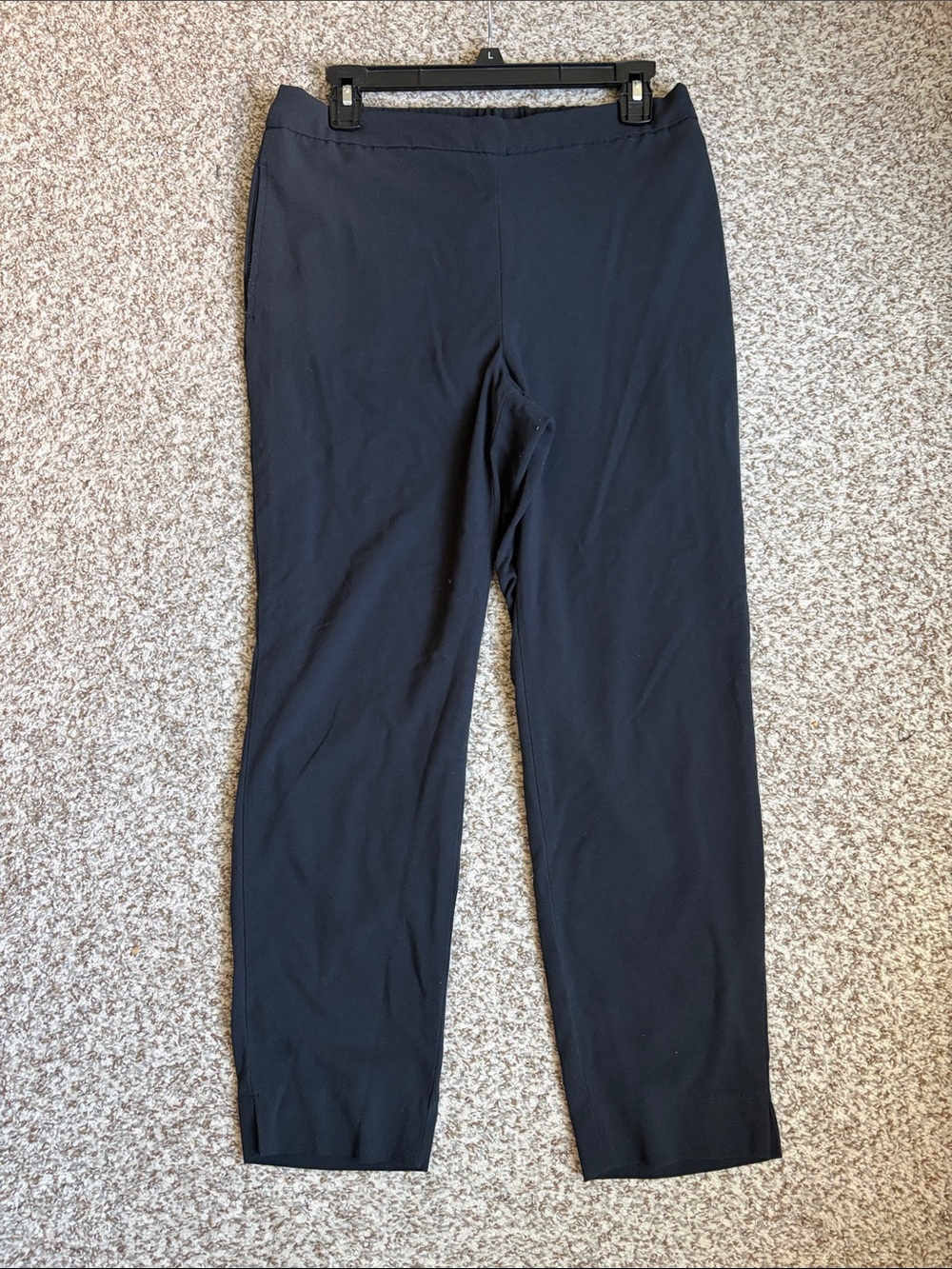 Black Stretch Pull-On Pants